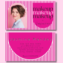 Kleurrijke Retro Make-up Artiest Roze Witte Foto S