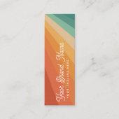 Kleurrijke Retro Merk Product Hangende Label (Voorkant)