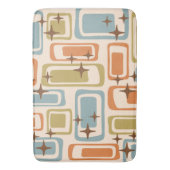 Kleurrijke Retro Mid Century Modern Atomic Abstrac Badmat (Voorkant Verticaal)