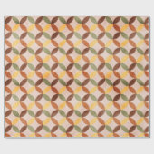 Kleurrijke  retro Mid Century Modern Cadeaupapier (Vlak)