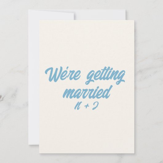 Kleurrijke Retro Minimal Bright Fun Moderne bruilo Kaart (Achterkant)