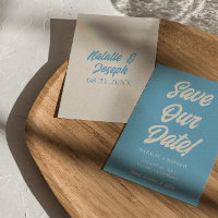 Kleurrijke Retro Minimal Bright Modern Funky Weddi