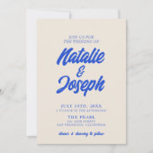 Kleurrijke Retro Minimale Heldere Vette Moderne Hu Kaart (Voorkant)