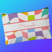 Kleurrijke Retro Modern Geruite Patroon Etui