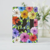 Kleurrijke Retro Navy Blue Happy 21st Birthday Kaa (Staand voorkant)