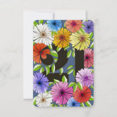 Kleurrijke Retro Navy Blue Happy 21st Birthday Kaa (Voorkant)