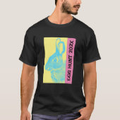Kleurrijke Retro Officiële Egg Hunt Crew Pasen T-shirt (Voorkant)