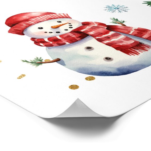 Kleurrijke Retro Oh What Fun Favors Verjaardag Poster (Hoek)