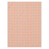 Kleurrijke Retro Ornamenten Kerstpatroon Tafelkleed (Voorkant)