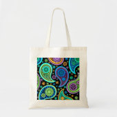 Kleurrijke Retro Paisley Pattern2.0 Tote Bag (Voorkant)
