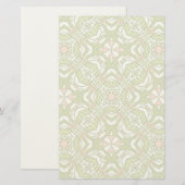 Kleurrijke retro patroonachtergrond 2 briefpapier (Voorkant / Achterkant)