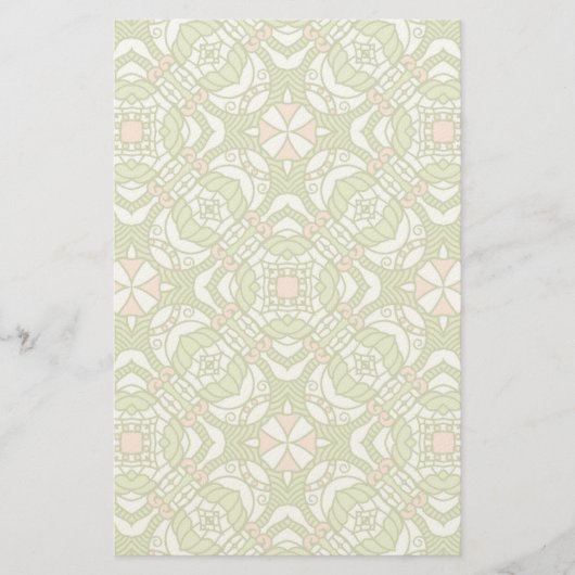 Kleurrijke retro patroonachtergrond 2 briefpapier (Voorkant)