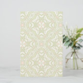 Kleurrijke retro patroonachtergrond 2 briefpapier (Staand voorkant)