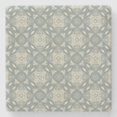 Kleurrijke retro patroonachtergrond 5 stenen onderzetter (Voorkant)