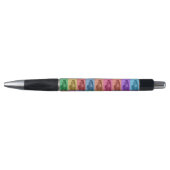 Kleurrijke Retro Pop Art Modern Custom Photo Grid Pen (Voorkant)