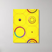  Kleurrijke Retro Pop Art Verpakt Canvas (Voorkant)