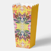 Kleurrijke retro psychedelische caleidoscoop Abstr Bedankdoosjes (Achterkant)