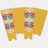 Kleurrijke retro psychedelische caleidoscoop Abstr Bedankdoosjes (Ongevouwen)