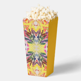 Kleurrijke retro psychedelische caleidoscoop Abstr Bedankdoosjes