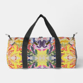 Kleurrijke retro psychedelische caleidoscoop Abstr Plunjezak (Voorkant)