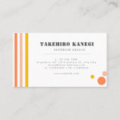 Kleurrijke Retro Roze en blauwe Koraal Bloempatroo Visitekaartje (Achterkant)