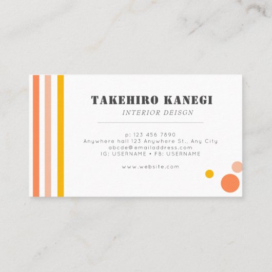 Kleurrijke Retro Roze en blauwe Koraal Bloempatroo Visitekaartje (Achterkant)