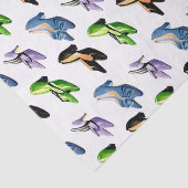 Kleurrijke Retro  schoenen Tissuepapier (Detail)