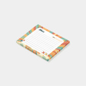 Kleurrijke retro speelse post-it notities post-it® notes (Schuin)