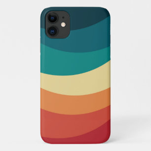 Kleurrijke retro stijl curven ontwerp Case-Mate iPhone case