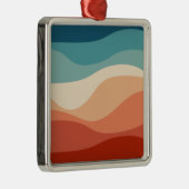 Kleurrijke retro-stijl golft decoratie (Rechts)