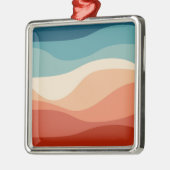 Kleurrijke retro-stijl golft decoratie (Links)