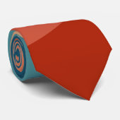 Kleurrijke retro-stijl golft decoratie stropdas (Opgerold)