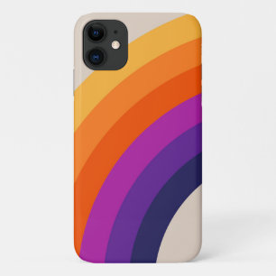 Kleurrijke retro stijl regenboog kunst Case-Mate iPhone case