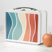 Kleurrijke retro-stijlgolven (In situ)