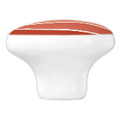 Kleurrijke retro-stijlgolven keramische knop (Zijkant)