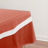 Kleurrijke retro-stijlgolven tafelkleed (Voorbeeld)