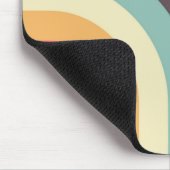 Kleurrijke Retro Stripe - 70, 80-inch Design Muism Muismat (Hoek)