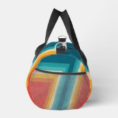 Kleurrijke Retro Stripe - 70, 80 Plunjezak (Rechts)