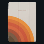 Kleurrijke Retro Stripes 70s 80s Golden Brown Sina iPad Pro Cover<br><div class="desc">Deze  Design iPad cover is voorzien van 70s geïnspireerd grafisch ontwerp in tinten van sinaasappel,  rood en bruin. Deze Retro geïnspireerde iPad Cover kan worden gepersonaliseerd met jouw naam of tekst naar keuze.</div>