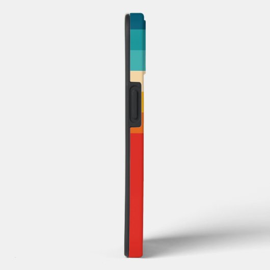 Kleurrijke Retro Stripes -   70s 80s ontwerp  Case-Mate iPhone Case (Achterkant / Rechts)