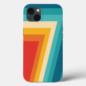 Kleurrijke Retro Stripes -   70s 80s ontwerp  Case-Mate iPhone Case (Achterkant)