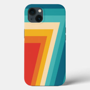 Kleurrijke Retro Stripes - 70s 80s ontwerp Case-Mate iPhone Case