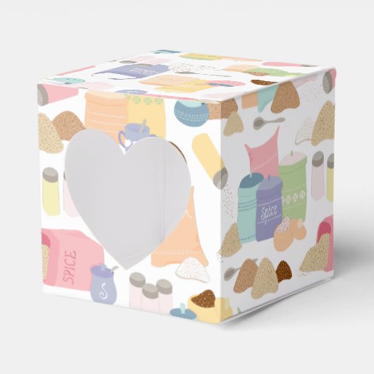 Kleurrijke Retro Suiker- en Kruidencontainers Bedankdoosjes (Voorkant Zijde)