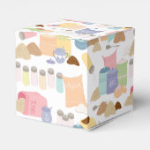 Kleurrijke Retro Suiker- en Kruidencontainers Bedankdoosjes (Achterkant)