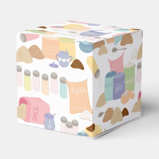Kleurrijke Retro Suiker- en Kruidencontainers Bedankdoosjes (Achterkant)