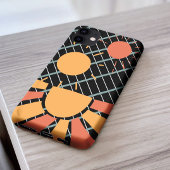 Kleurrijke Retro Sunset Stijlvol estheticum van 80 Case-Mate iPhone Case