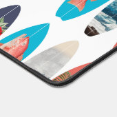 Kleurrijke Retro Surfboards Patroon Bureaumat (Hoek)