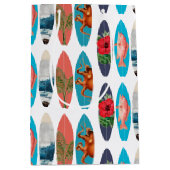 Kleurrijke Retro Surfboards Patroon Medium Cadeauzakje (Voorkant)