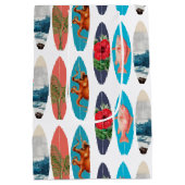 Kleurrijke Retro Surfboards Patroon Medium Cadeauzakje (Achterkant)