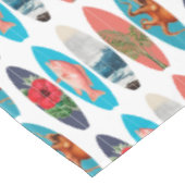 Kleurrijke Retro Surfboards Patroon Tafelkleed (Gekanteld)